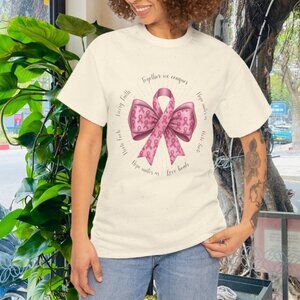 Pink Bow Breast Cancer, in October We Wear Pink Shirt, Breast Cancer Shirt